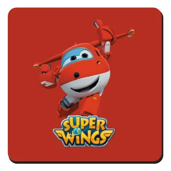 Super Wings, Τετράγωνο μαγνητάκι ξύλινο 9x9cm