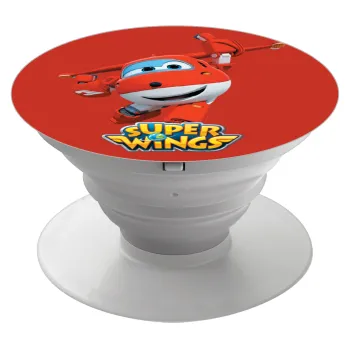Super Wings, Phone Holders Stand  White Hand-held Mobile Phone Holder