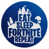 Eat Sleep Fortnite Repeat, Mousepad Στρογγυλό 20cm