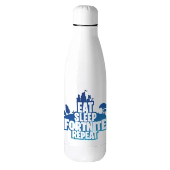 Eat Sleep Fortnite Repeat, Metal mug thermos (Stainless steel), 500ml