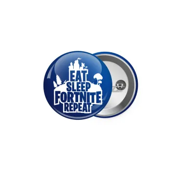 Eat Sleep Fortnite Repeat, Κονκάρδα παραμάνα 5cm