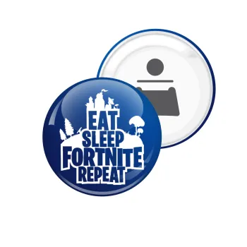 Eat Sleep Fortnite Repeat, Μαγνητάκι και ανοιχτήρι μπύρας στρογγυλό διάστασης 5,9cm