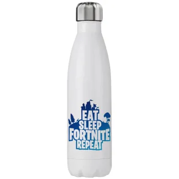 Eat Sleep Fortnite Repeat, Stainless steel, double-walled, 750ml