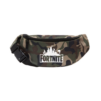 Fortnite, Unisex waist bag (banana) in Jungle camouflage color with 2 pockets