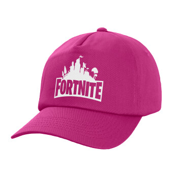 Fortnite, Καπέλο παιδικό Baseball, 100% Βαμβακερό,  purple