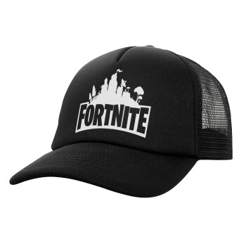 Fortnite, Καπέλο Soft Trucker με Δίχτυ Μαύρο 
