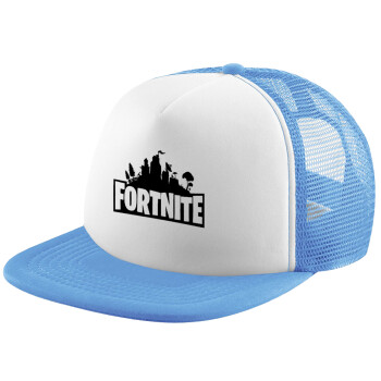 Fortnite, Καπέλο Soft Trucker με Δίχτυ Γαλάζιο/Λευκό