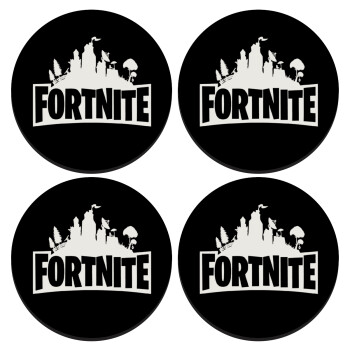 Fortnite, SET of 4 round wooden coasters (9cm)