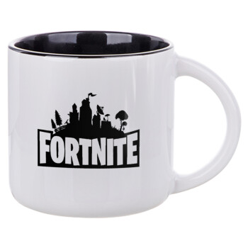 Fortnite, Κούπα κεραμική 400ml Λευκή/Μαύρη