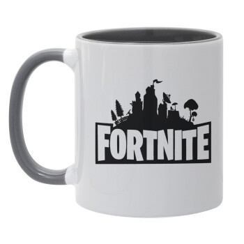 Fortnite, Mug colored grey, ceramic, 330ml