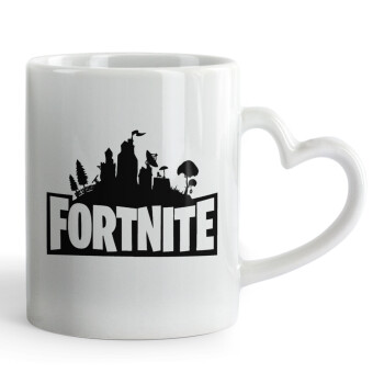 Fortnite, Mug heart handle, ceramic, 330ml