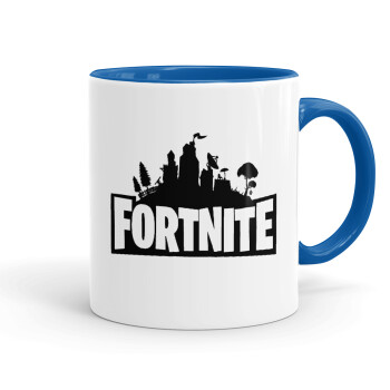 Fortnite, Mug colored blue, ceramic, 330ml