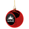 Fortnite, Χριστουγεννιάτικη μπάλα δένδρου Κόκκινη 8cm