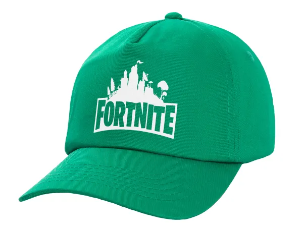 Fortnite — Adult Baseball Cap, 100% Cotton, Green (COTTON, ADULT, UNISEX, ONE SIZE)