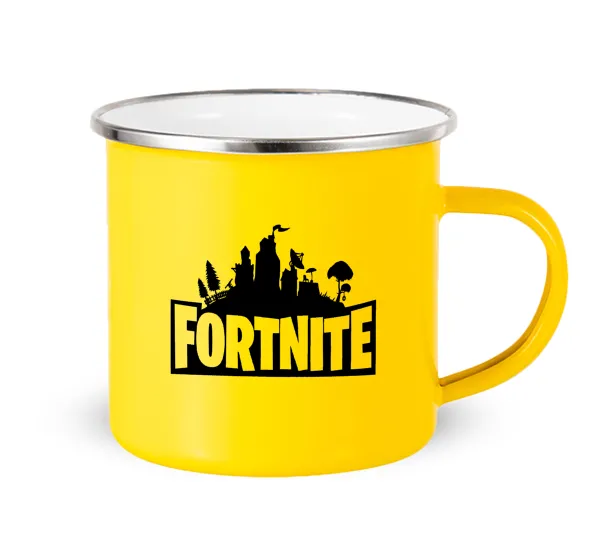 Fortnite — Yellow Enamel Metallic Cup 360ml