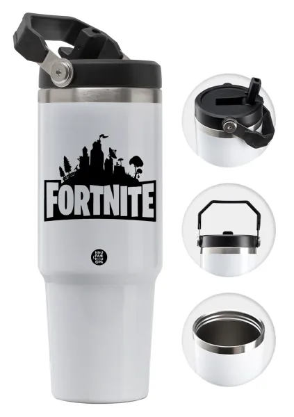Fortnite — 30oz stainless Steel Tumbler with Handle
