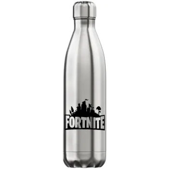 Fortnite, Inox (Stainless steel) hot metal mug, double wall, 750ml