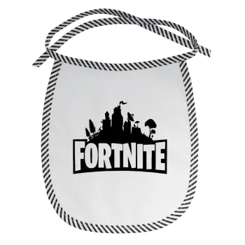 Fortnite, Σαλιάρα μωρού αλέκιαστη με κορδόνι Μαύρη