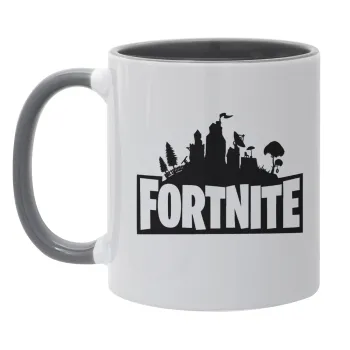 Fortnite, Mug colored grey, ceramic, 330ml