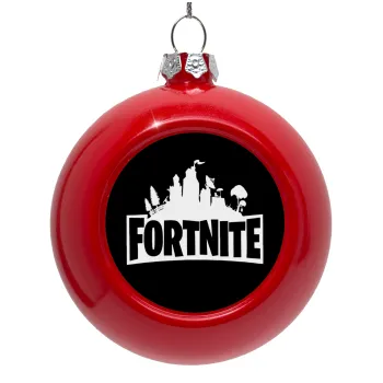 Fortnite, Στολίδι Χριστουγεννιάτικη μπάλα δένδρου Κόκκινη 8cm