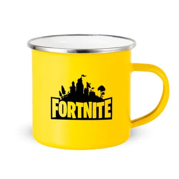 Fortnite, Yellow Enamel Metallic Cup 360ml