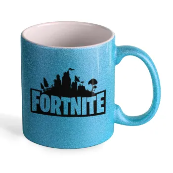 Fortnite, Κούπα Σιέλ Glitter που γυαλίζει, κεραμική, 330ml