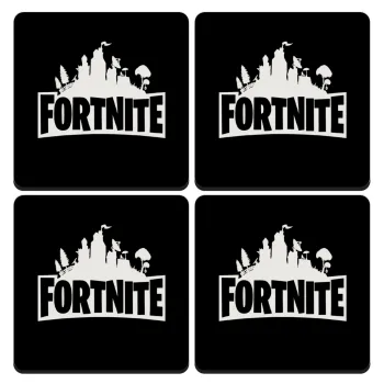 Fortnite, ΣΕΤ 4 Σουβέρ ξύλινα τετράγωνα (9cm)