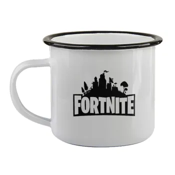 Fortnite, Κούπα εμαγιέ με μαύρο χείλος 360ml