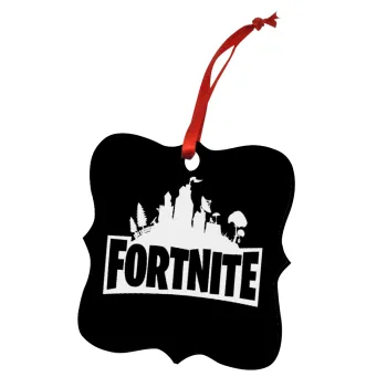 Fortnite, Στολίδι Χριστουγεννιάτικο στολίδι polygon ξύλινο 7.5cm