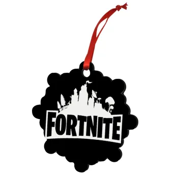 Fortnite, Στολίδι Χριστουγεννιάτικο στολίδι snowflake ξύλινο 7.5cm