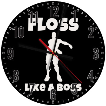 Fortnite Floss Like a Boss, Ρολόι τοίχου ξύλινο (30cm)