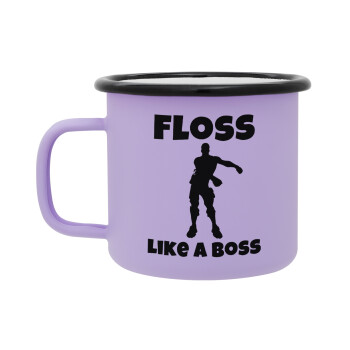 Fortnite Floss Like a Boss, Κούπα Μεταλλική εμαγιέ ΜΑΤ Light Pastel Purple 360ml