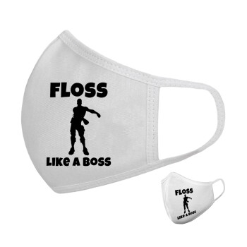 Fortnite Floss Like a Boss, Μάσκα υφασμάτινη υψηλής άνεσης παιδική (Δώρο πλαστική θήκη)