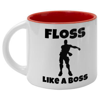 Fortnite Floss Like a Boss, Κούπα κεραμική 400ml Λευκή/Κόκκινη