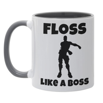 Fortnite Floss Like a Boss, Mug colored grey, ceramic, 330ml