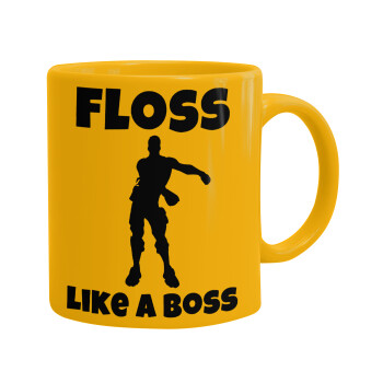 Fortnite Floss Like a Boss, Κούπα, κεραμική κίτρινη, 330ml (1 τεμάχιο)