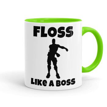 Fortnite Floss Like a Boss, Mug colored light green, ceramic, 330ml