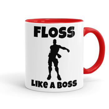 Fortnite Floss Like a Boss, Mug colored red, ceramic, 330ml