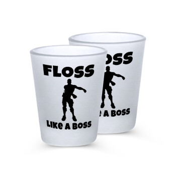 Fortnite Floss Like a Boss, Σφηνοπότηρα γυάλινα 45ml του πάγου (2 τεμάχια)