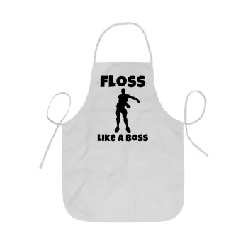 Fortnite Floss Like a Boss, Ποδιά Σεφ ολόσωμη κοντή  Παιδική (44x62cm)
