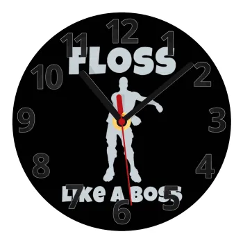 Fortnite Floss Like a Boss, Ρολόι τοίχου γυάλινο (20cm)