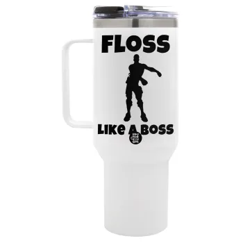 Fortnite Floss Like a Boss, Mega Stainless steel Tumbler with lid, double wall 1,2L