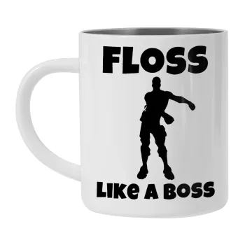 Fortnite Floss Like a Boss, Mug Stainless steel double wall 300ml