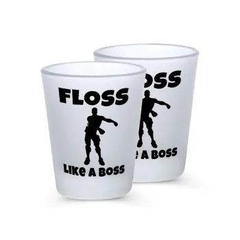 Fortnite Floss Like a Boss, Σφηνοπότηρα γυάλινα 45ml του πάγου (2 τεμάχια)