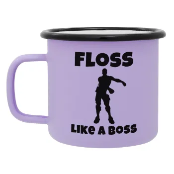Fortnite Floss Like a Boss, Κούπα Μεταλλική εμαγιέ ΜΑΤ Light Pastel Purple 360ml