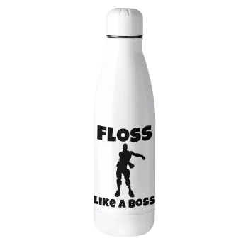 Fortnite Floss Like a Boss, Μεταλλικό παγούρι θερμός (Stainless steel), 500ml