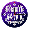 Fortnite #squadgoals, Ρολόι τοίχου ξύλινο (20cm)
