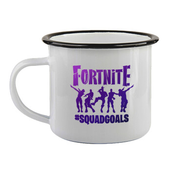Fortnite #squadgoals, Κούπα εμαγιέ με μαύρο χείλος 360ml