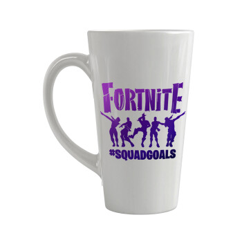 Fortnite #squadgoals, Κούπα κωνική Latte Μεγάλη, κεραμική, 450ml