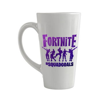 Fortnite #squadgoals, Κούπα κωνική Latte Μεγάλη, κεραμική, 450ml